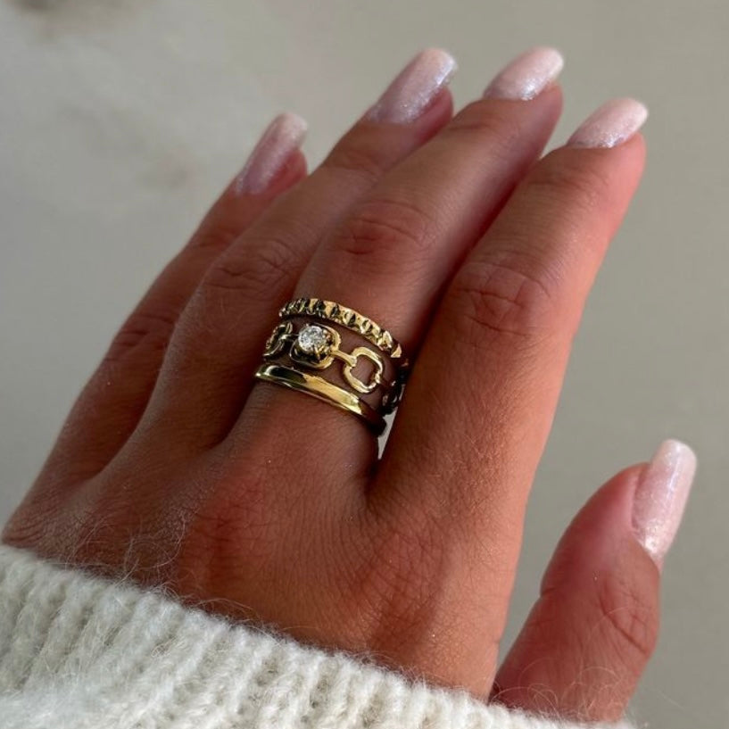 Bague Nawel dorée