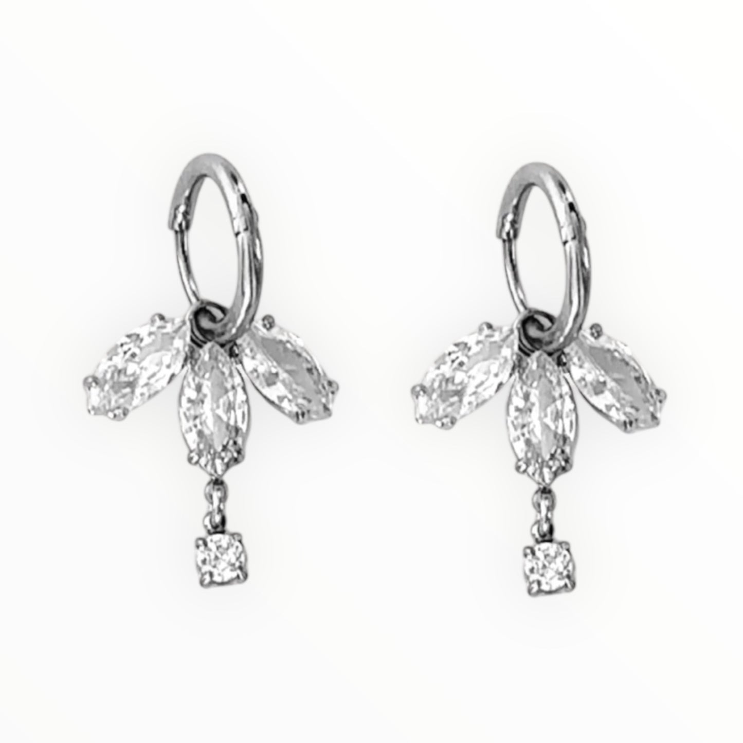 Boucles d'oreilles Les Cendrillons - Argenté
