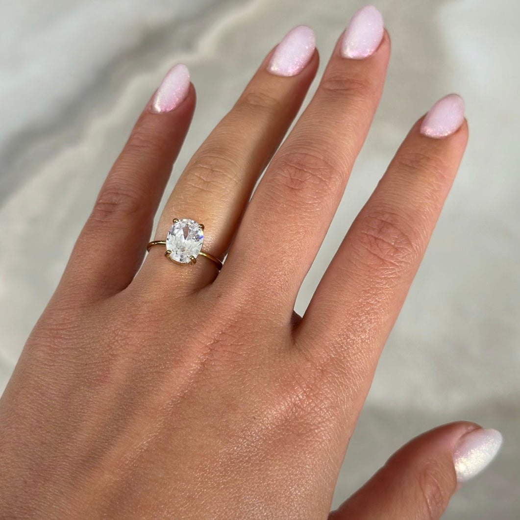 Bague Queen dorée