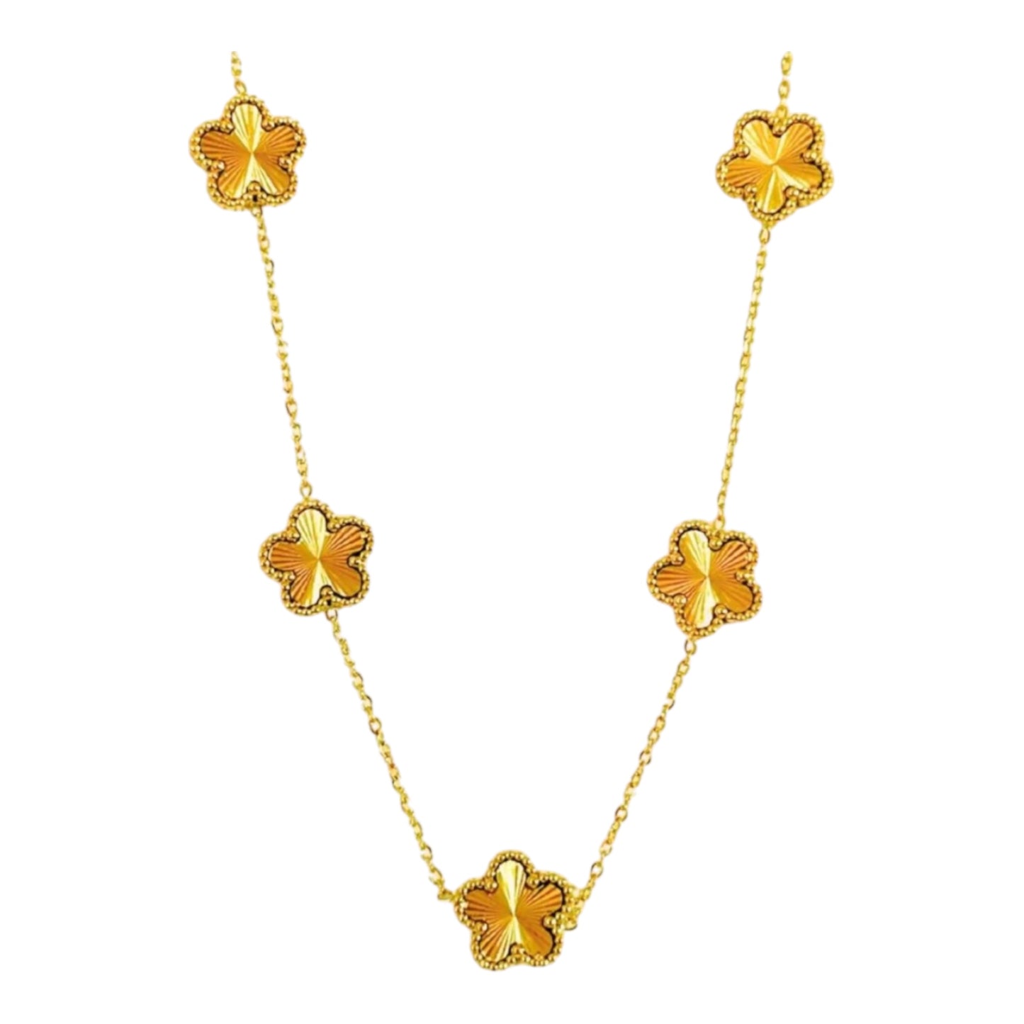Collier trèfle d’or