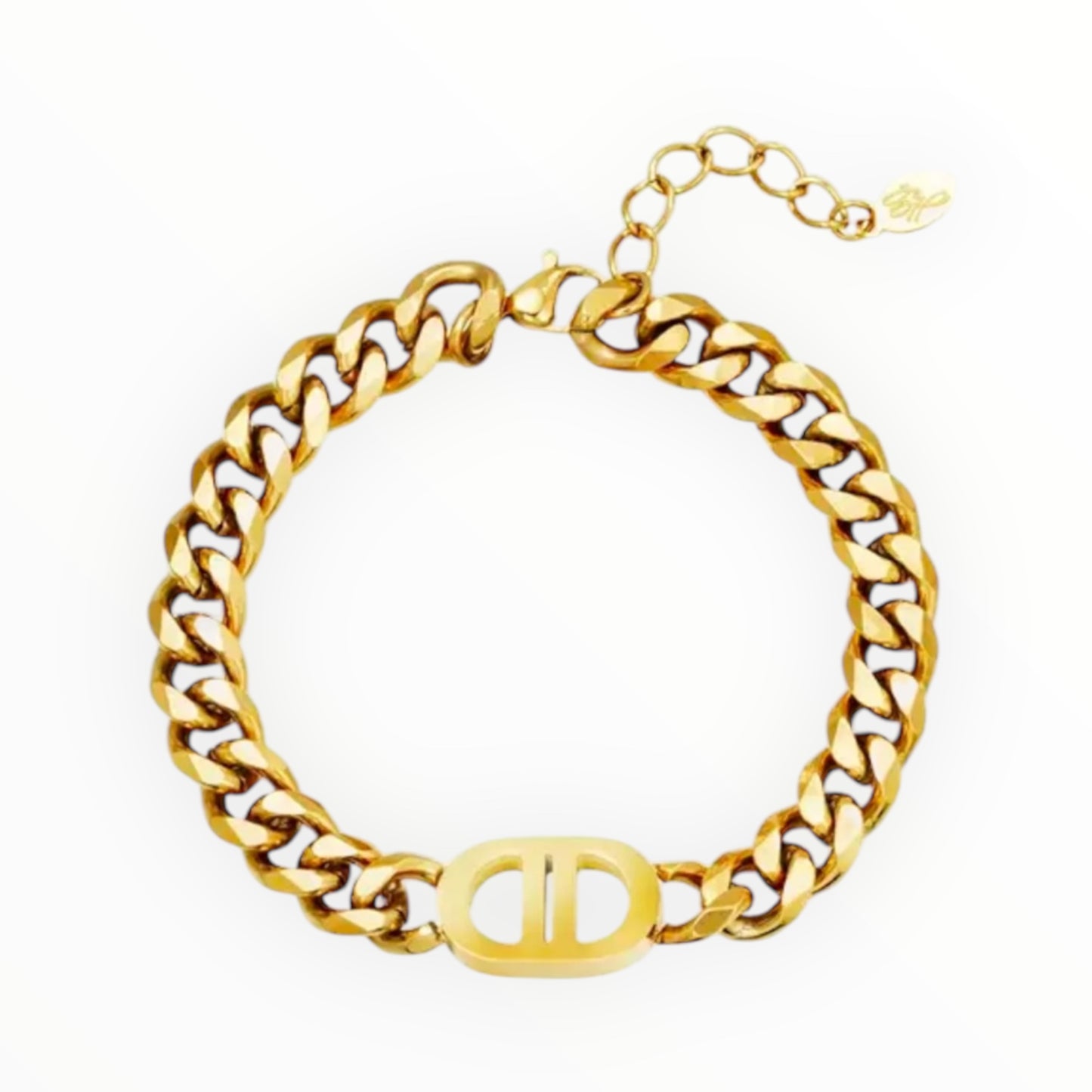 Bracelet inspiration CD maille