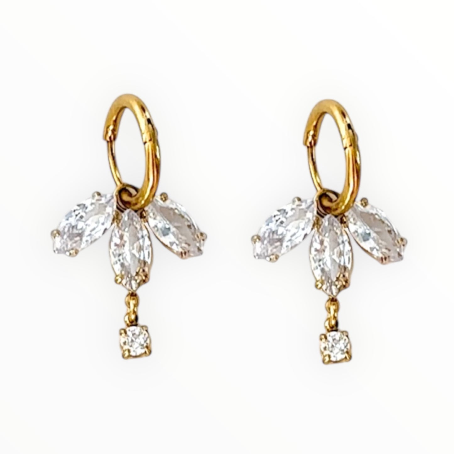 Boucles d'oreilles Les Cendrillons - Dorée