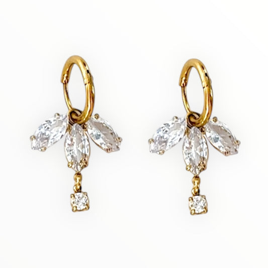 Boucles d'oreilles Les Cendrillons - Dorée