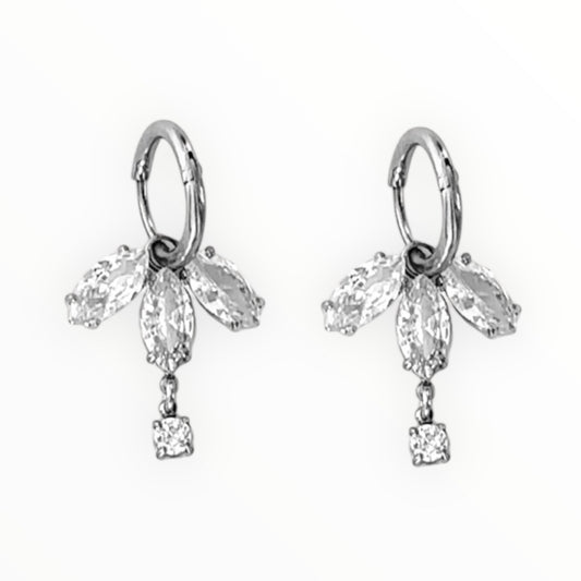 Boucles d'oreilles Les Cendrillons - Argenté