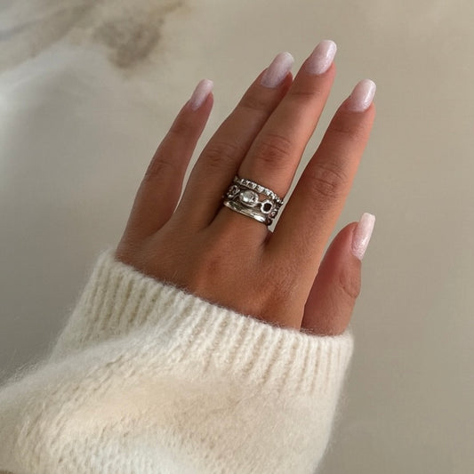 Bague Nawel argenté