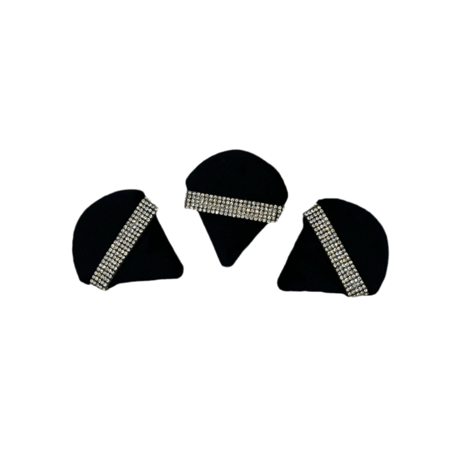 Lot de 3 Houppettes Silver