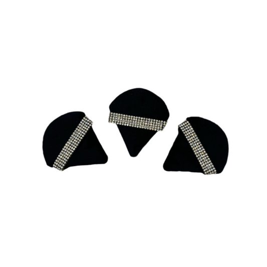 Lot de 3 Houppettes Silver