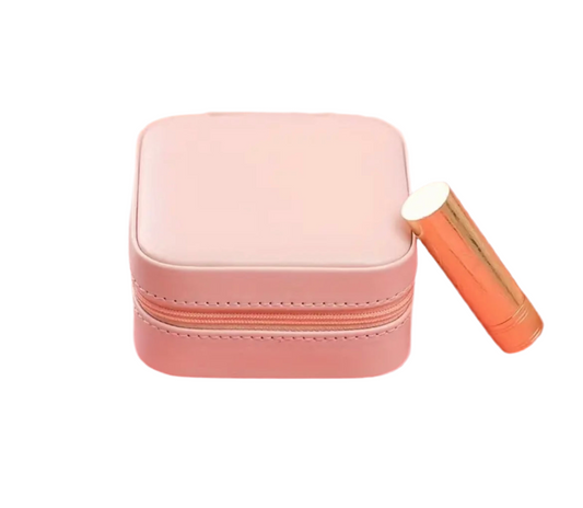 Boîte à bijoux rose
