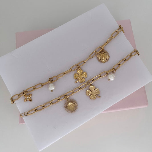 Parure breloque Bonheur