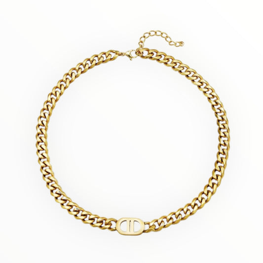 Collier inspiration CD maille