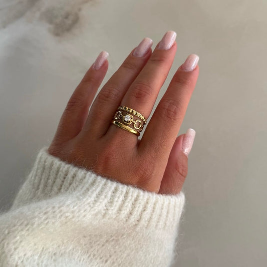 Bague Nawel dorée