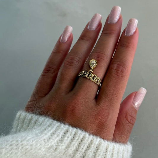 Bague Melina dorée