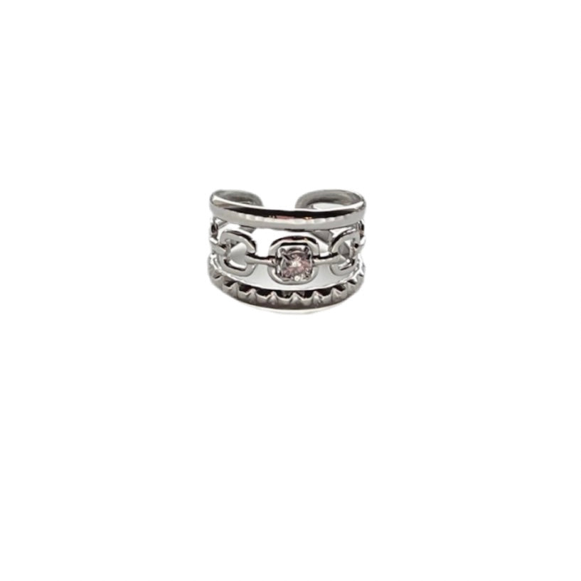Bague Nawel argenté