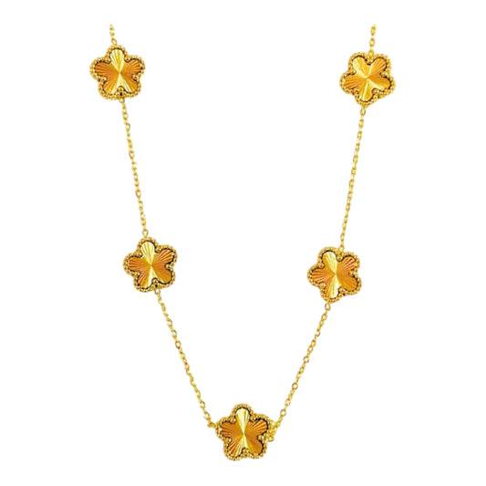 Collier trèfle d’or