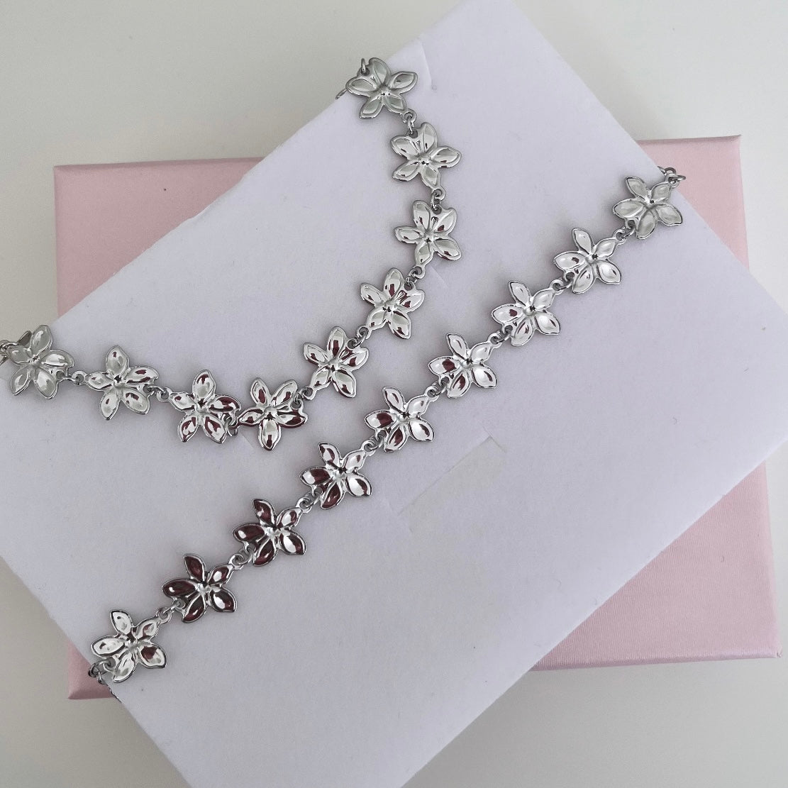 Parure Elsa argenté