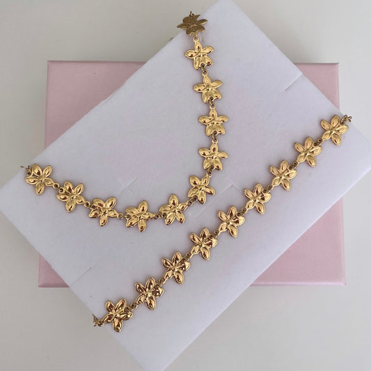 Parure Elsa dorée