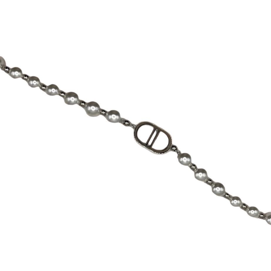 Bracelet inspiration CD Perlée - Argenté